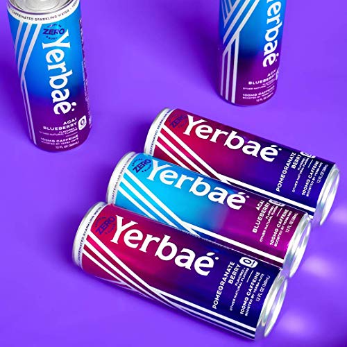 Yerbae Sparkling Water With Yerba Mate Tea - Natural Energy Drin