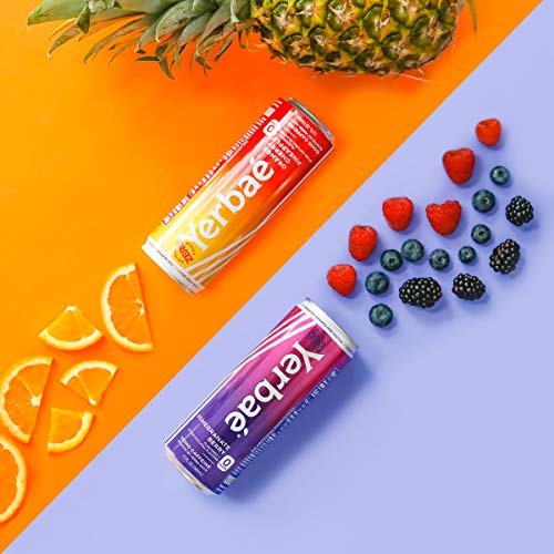 Yerbae Sparkling Water With Yerba Mate Tea - Natural Energy Drin