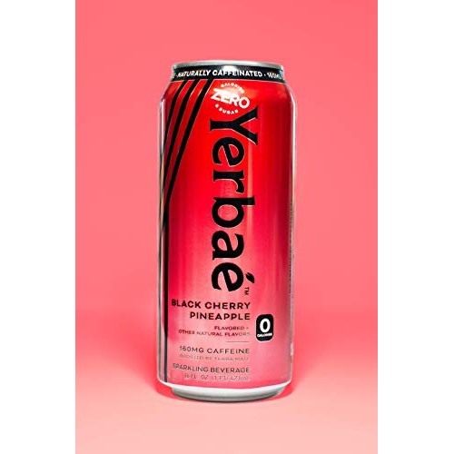 Yerbae Sparkling Water – Black Cherry Pineapple Fruit Flavored S