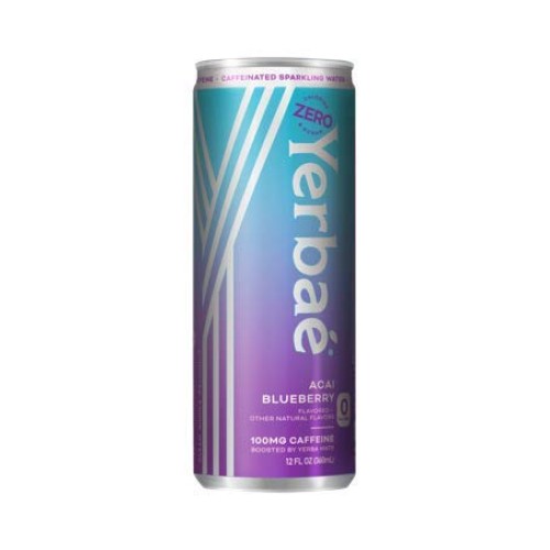 Yerbae Sparkling Water – Acai Blueberry Fruit Flavored Seltzer W