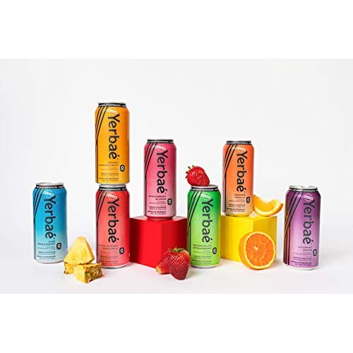 Yerbae Sparkling Water – Iced Triple Berry Fruit Flavored Seltze