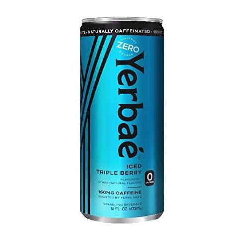 Yerbae Sparkling Water – Iced Triple Berry Fruit Flavored Seltze