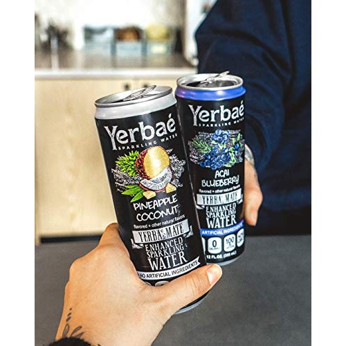 Yerbae Sparkling Water – Pineapple Coconut Fruit Flavored Seltze