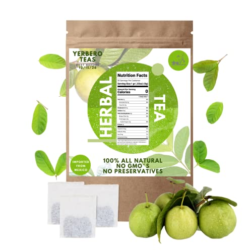 Yerbero - Guava Leaf Tea Psidium guajava 30 Tea Bags 1gr 0.03...