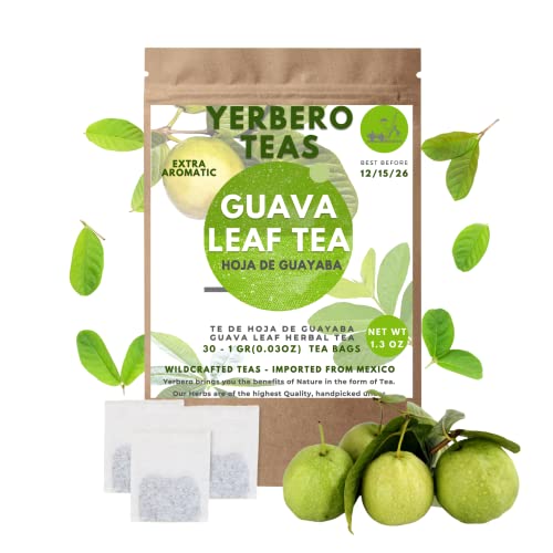 Yerbero - Guava Leaf Tea Psidium guajava 30 Tea Bags 1gr 0.03...