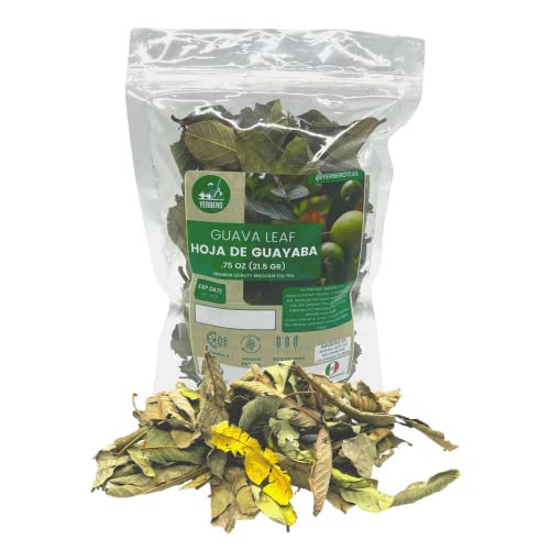 YERBERO - Hoja De Guayaba Entera .75 oz - 22gr Whole Dried Gua...