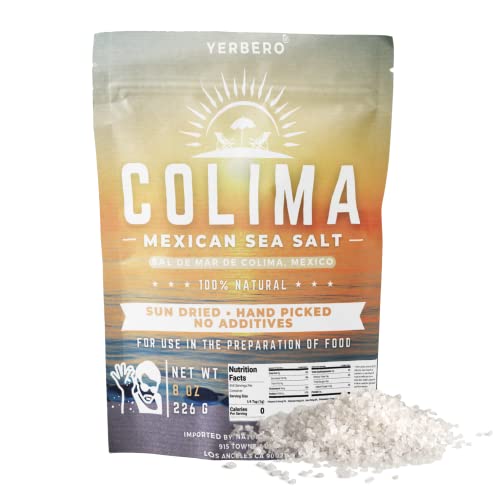Yerbero - Premium Colima Sea Salt Unrefined 8 Oz 223 G | 100%