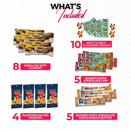 Healthy Snacks, Care Package 67 Count Premium Healthy Mixed Snac...