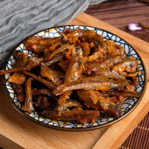 Chinese Snacks Salted Fish 漓江醉鱼188G/袋 桂林特产即食小鱼仔干i