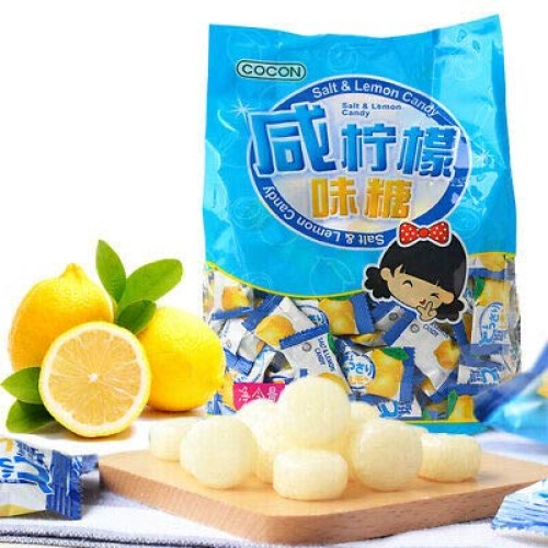 Malaysia Lemon Candy Cocon Sea Salt Candies 可康咸柠檬糖150G2袋