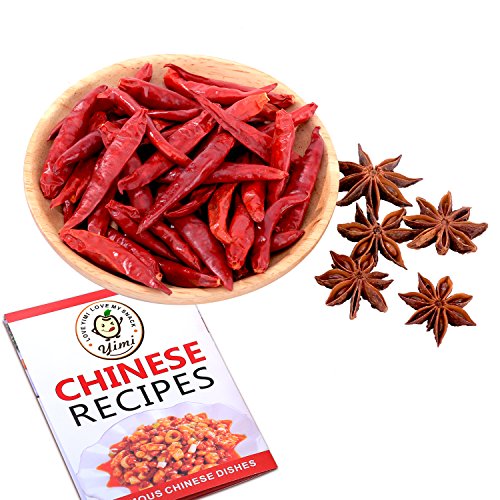 Yimi Premium Whole Dried Chilies, Chinese Dry Red Chili Peppers,