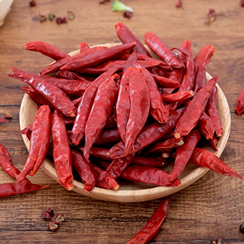 Yimi Premium Whole Dried Chilies, Chinese Dry Red Chili Peppers,