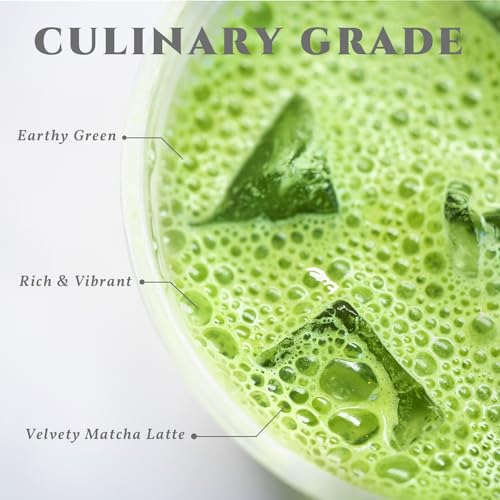 YMORD Matcha 30g - Organic Culinary Grade Green Tea Powder - USD...