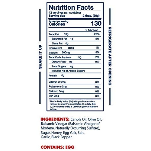 Gourmet Natural Balsamic Vinaigrette Dressing And Marinade By Yo