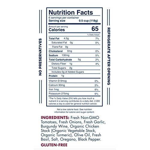 Keto Burgundy Wine Pasta Sauce By Yo Mamas Foods - Pack Of 2