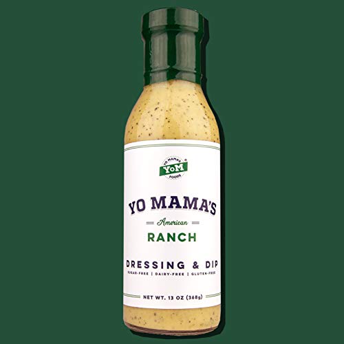 Keto Ranch Salad Dressing And Dip By Yo Mamas Foods - 2 Bottl