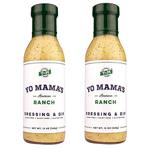 Keto Ranch Salad Dressing And Dip By Yo Mamas Foods - 2 Bottl