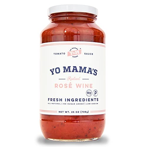 Keto Rosé Wine Pasta Sauce By Yo Mamas Foods - No Sugar Added,