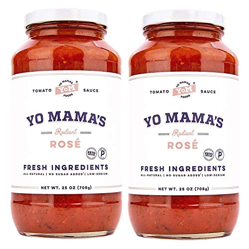 Keto Rosé Wine Pasta Sauce By Yo Mamas Foods- Pack Of 2 - No