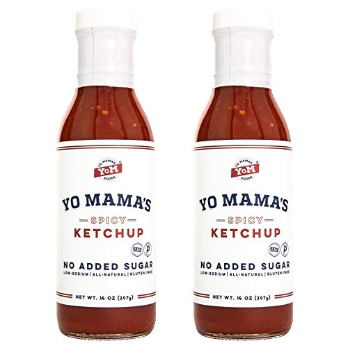 Keto Spicy Ketchup By Yo Mamas Foods – Pack Of 2 - No Sugar A