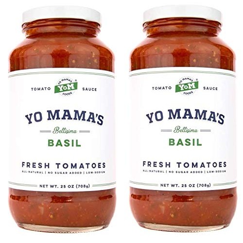 Keto Tomato Basil Pasta Sauce By Yo Mamas Foods - Pack Of 2 -