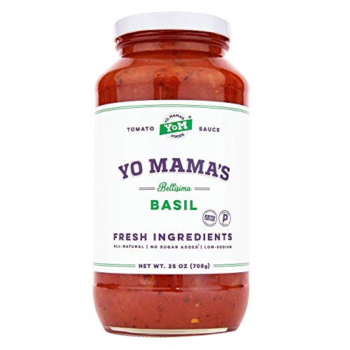 Keto Tomato Basil Pasta Sauce By Yo Mamas Foods - Pack Of 1 -