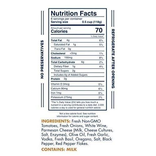 Keto Vodka Pasta Sauce By Yo Mamas Foods - 2-Pack - No Sugar Ad