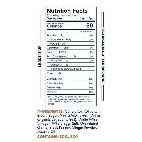 Gourmet Natural Asian Sesame Dressing And Marinade By Yo Mamas