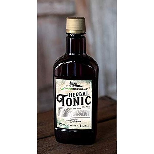 Yoder Naturals Apple Cider Vinegar Herbal Tonic Herb Infused Sup