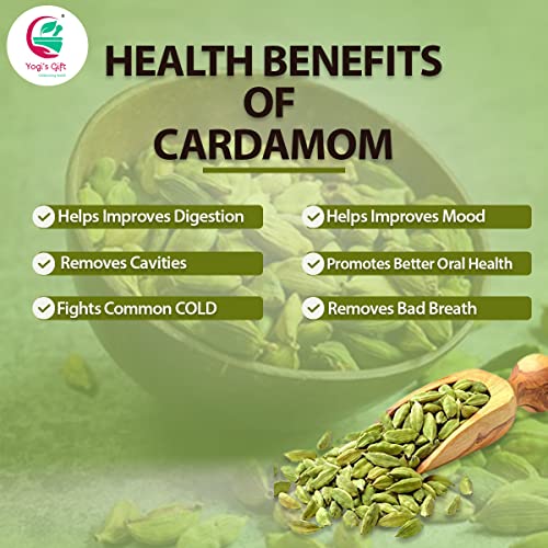 GREEN CARDAMOM Pods Whole | Cardamon 6 Oz | Flavourful Indian Sp...