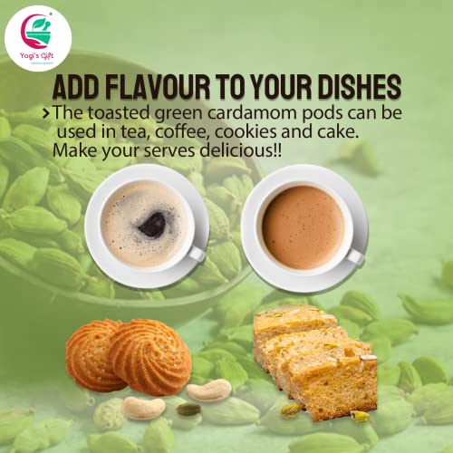 GREEN CARDAMOM Pods Whole | Cardamon 6 Oz | Flavourful Indian Sp...