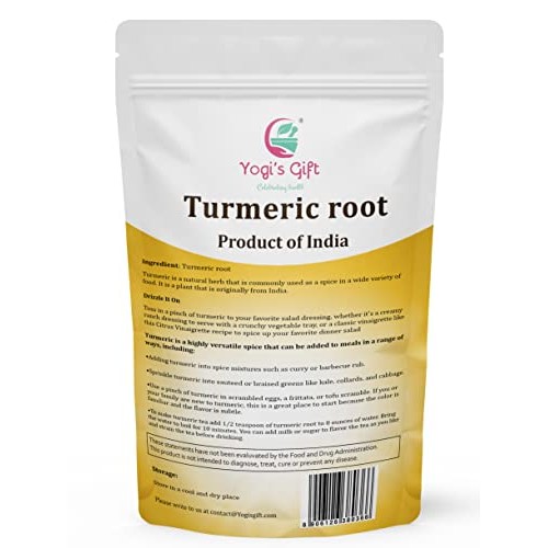 Turmeric root 1 lb | Cut and Sifted Dried Turmeric Pieces | Flav...