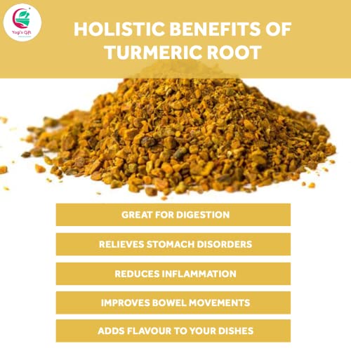 Turmeric root 1 lb | Cut and Sifted Dried Turmeric Pieces | Flav...