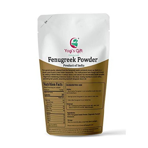 Yogis Gift | Fenugreek Powder Organic 8 Oz | Fenogreco Polvo |