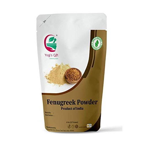 Yogis Gift | Fenugreek Powder Organic 8 Oz | Fenogreco Polvo |