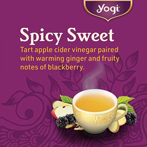Yogi Tea - Blackberry Apple Cider Digestive Awakening 4 Pack -...