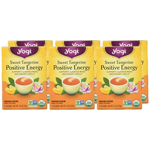 Yogi Tea Sweet Tangerine Positive Energy, 16 ct
