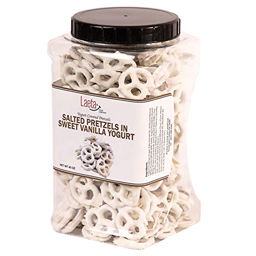 Yogurt Covered Pretzels, Salted Pretzels In Sweet Vanilla Yogurt