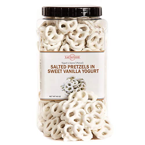 Yogurt Covered Pretzels, Salted Pretzels In Sweet Vanilla Yogurt