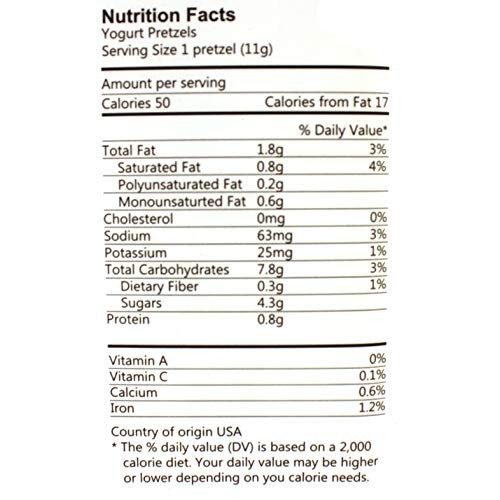 Yogurt Covered Pretzels, Salted Pretzels In Sweet Vanilla Yogurt