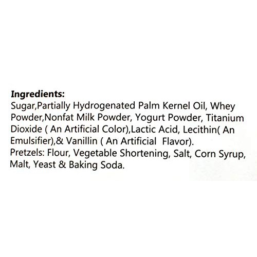 Yogurt Covered Pretzels, Salted Pretzels In Sweet Vanilla Yogurt