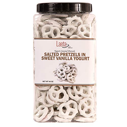 Yogurt Covered Pretzels, Salted Pretzels In Sweet Vanilla Yogurt