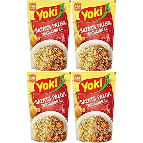 Yoki Potato Sticks 4.9 oz Batata Palha Traditional 105g Pack of 4