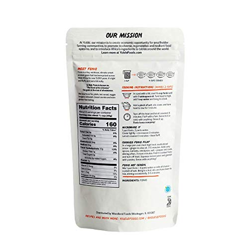 Yolélé Fonio - High Protein - Gluten-Free - Fast Cooking - Vegan