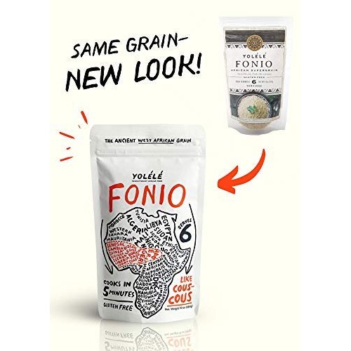 Yolélé Fonio - High Protein - Gluten-Free - Fast Cooking - Vegan