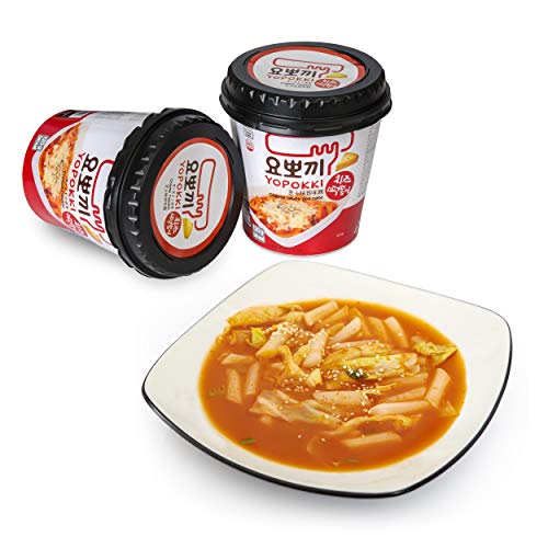 Cheese Tteokbokki Korean Rice Cake Instant Pack Of 2, Cheese Sa