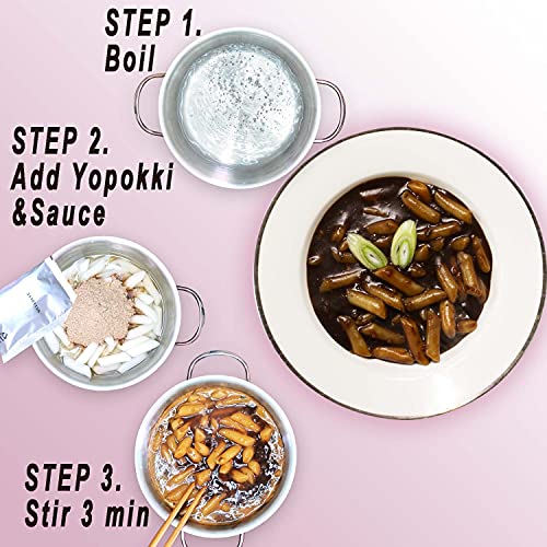 Instant Jjajang Tteokbokki Rice Cake | Pack Of 2 Popular Korean