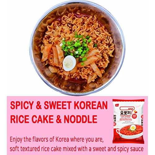 Yopokki Sweet Spicy Rabokki With 4 Yopokki Chopsticks 2 Pack R