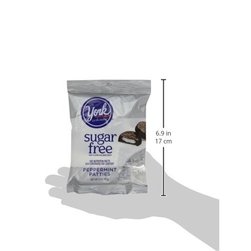York Sugar Free Peppermint Patties Dark Chocolate Covered Mint C