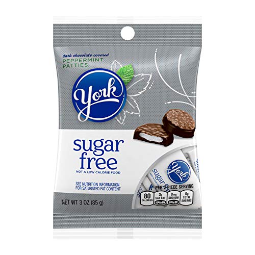 York Sugar Free Peppermint Patties Dark Chocolate Covered Mint C